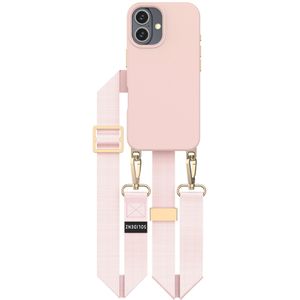 Solidenz Collection iPhone 16 hoesje met afneembare koord - Roze