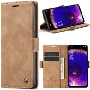 Solidenz Urban Book Oppo Find X5 Lite hoesje - Bruin