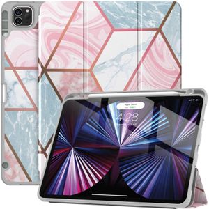 Solidenz TriFold Hoes iPad Air 6 (M3 en M2) / Air 5 / Air 4 / iPad Pro 11 inch - Marmer