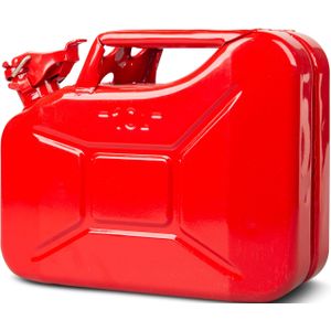 Jerrycan Metaal Never Stop 10L Rood