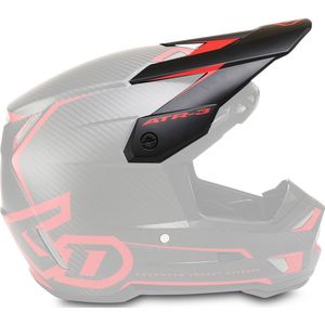 Crosshelmklep 6D ATR-3 Nova Mat Rood