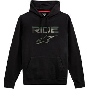 Hoodie Alpinestars Ride Camo V3 Zwart