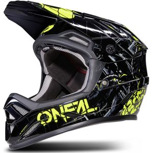 Downhill Helm MTB O'Neal BACKFLIP ZOMBIE Zwart-Geel