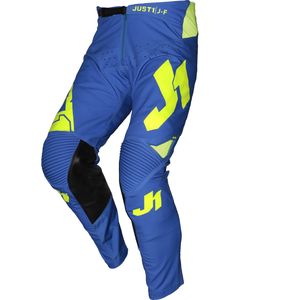 Crossbroek Just1 J-Flex Aria Blauw-Neon-Geel