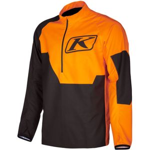 Trui Klim Revolt 1/4 Zip Zwart-Strike Oranje