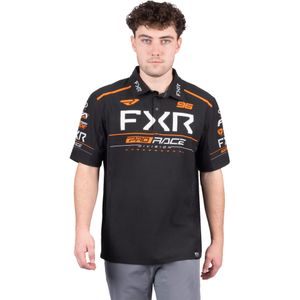 FXR - Race Div - Poloshirt - Polyester/Spandex - 110g/m2, Sunshield 50+ UPF, Antimicrobiële, DWR-afwerking