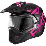 Crosshelm FXR Torque X Team Electric Shield Zwart-‘Electric’-Roze