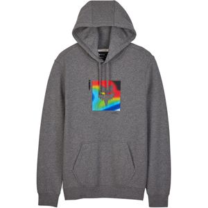 FOX - Fleece Hoodie - Grijs - Polyester