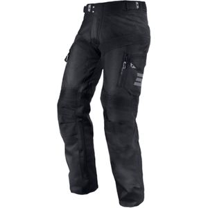 Motorbroek - Ergonomische Pasvorm - Zwart - Polyester 600D