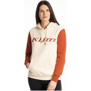 Hoodie Dames Klim Pullover Beige-Oranje