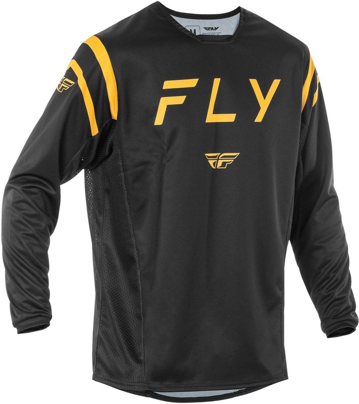 FLY Racing - Kinetic Center - Sportshirt - Zwart - Vochtafvoerende Stof