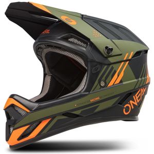 Downhill Helm MTB O'Neal BACKFLIP STRIKE V.23 Zwart-Oranje-Bruin