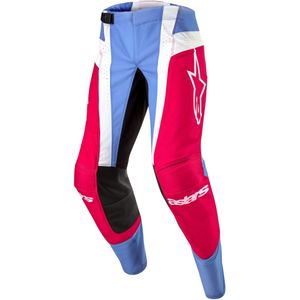 Crossbroek Alpinestars Techstar Ocuri Lichtblauw-Rood-Wit