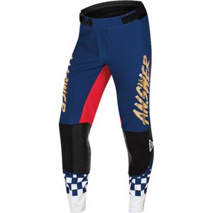 Crossbroek Answer Elite Rood-Wit-Blauw