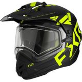 Crosshelm FXR Torque X Team Electric Shield Zwart-Hi Vis