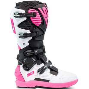 Crosslaarzen Sidi Crossfire 3 Srs Zwart-Wit-Roze