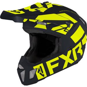 Crosshelm FXR Clutch Evo LE Zwart-HiVis