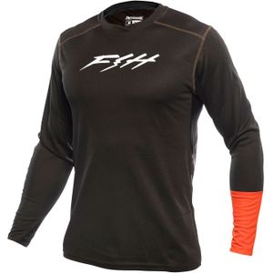 Fasthouse - Alloy Ronin - T-shirt - Zwart - FastDri Moisture, Mesh-ventilatie, Slankere Racepasvorm