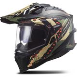 Adventure Helm LS2 MX701 C EXPLORER Extend Mat Legergroen