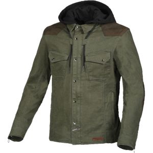 Motorhoodie Macna Inland Groen-Bruin