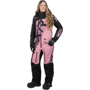 Motorpak Dames FXR CX Lite Zwart-Stoffig Roze