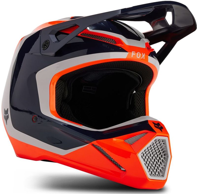 Crosshelm Kinderen FOX V1 Nitro Fluo Oranje