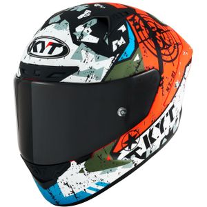 Integraalhelm KYT NZ-Race Blazing Mat Rood