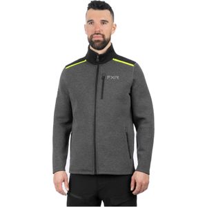 Trui FXR Altitude Tech Zip-Up ‘Asphalt’-Hi-Vis
