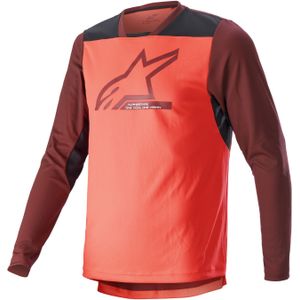 MTB Trui Alpinestars Drop 6 V2 LS Coral-Fluo-Zwart