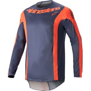 Crosstrui Alpinestars Techstar Arch Night Marineblauw-Hot Oranje