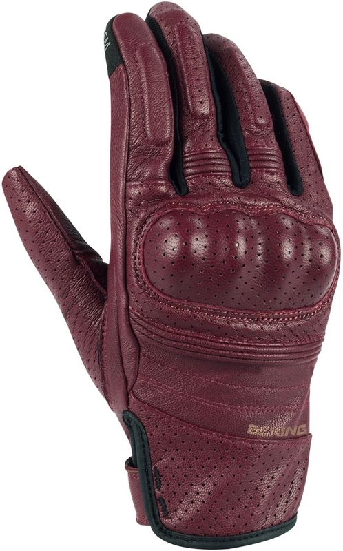 Motorhandschoenen Bering Score Dames bordeauxrood