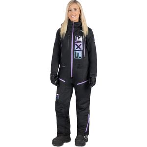 Sneeuwpak Dames FXR Recruit F.A.S.T. Zwart-Sky-Lila-Vervaagd Wit