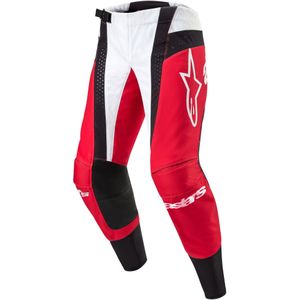 Crossbroek Alpinestars Techstar Ocuri Rood-Wit-Zwart