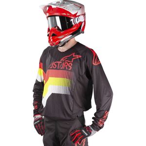 Crosstrui Alpinestars Techstar Venom Zwart-Rood-Neon Geel