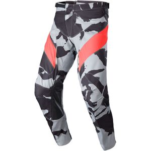 Crossbroek Alpinestars Racer Tactical Cast Gray Camo-Mars Rood