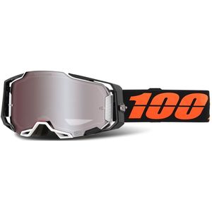 Crossbril 100% Armega Blacktail HiPER Zilver Spiegel Lens