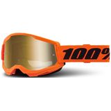 Crossbril 100% Strata 2 Neon Oranje-Goud