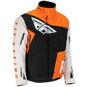 Jas Kinderen FLY Racing SNX PRO Oranje-Grijs-Zwart