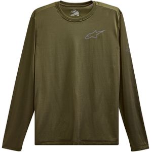 T-Shirt Alpinestars Pursue Performance LS Military Groen