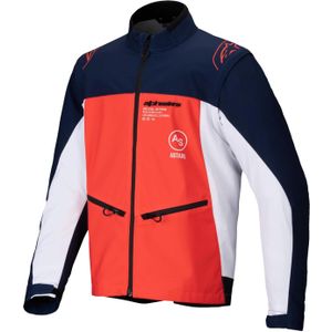 Endurojas Alpinestars Lite-Dura Softshell Marineblauw-Hot Oranje-Wit