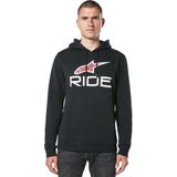 Hoodie Alpinestars Ride 4.0 Zwart-Wit-Rood