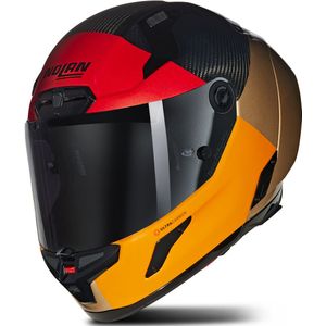 Integraalhelm Nolan X-804 Rs Carbon Oranje-Bruin-Rood