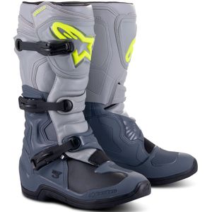 Crosslaarzen Alpinestars Tech 3 Donkergrijs-Lichtgrijs-Zwart