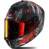 Integraalhelm Shark Spartan RS Shaytan Mat Zwart-Antraciet-Rood