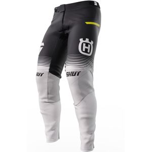 Shot - Husqvarna Limited Edition 2023 - Off-road Broek - Zwart - Poly-stretchstof, Verstevigde Knieën, Hittebestendige Lederen Panelen