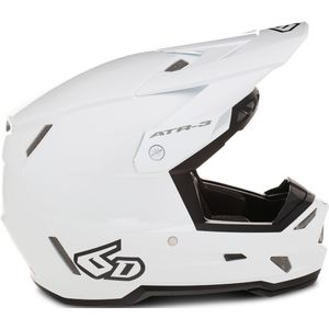 Crosshelm Kinderen 6D ATR-3Y Solid Glanzend Wit