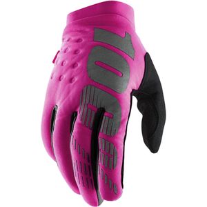 Crosshandschoenen 100% Brisker Dames Neon Roze-Zwart