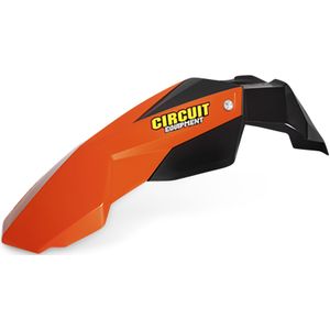 Voorspatbord Circuit Stealth Zwart-Oranje