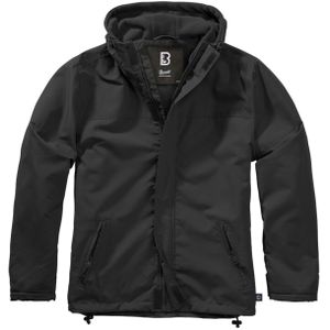 Jas Brandit Windbreaker Frontzip Zwart