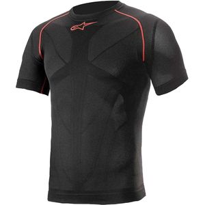 Basislaag Trui Alpinestars Ride Tech V2 SS Summer Zwart-Rood